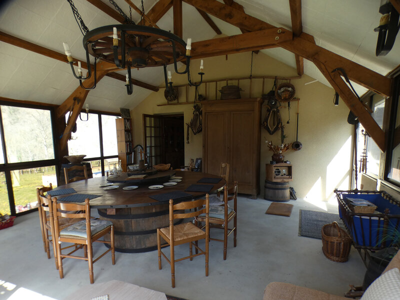 Salle à manger de 42 m² avec vue
