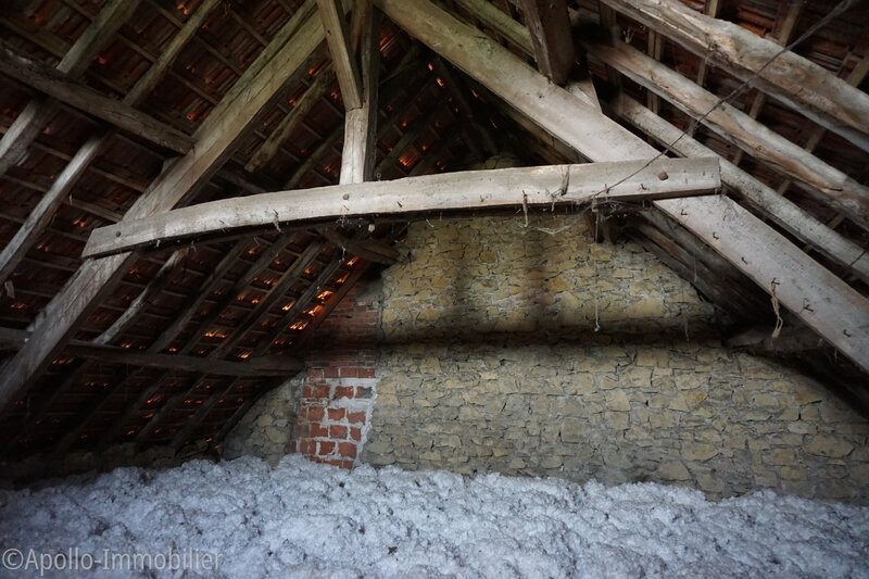 Attic on the bedrooms