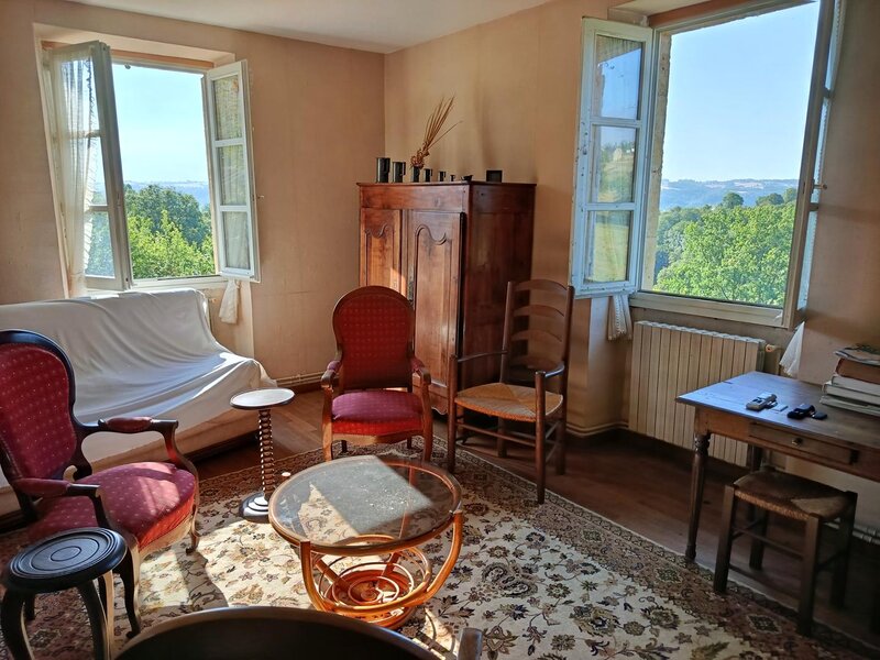 Séjour avec vue