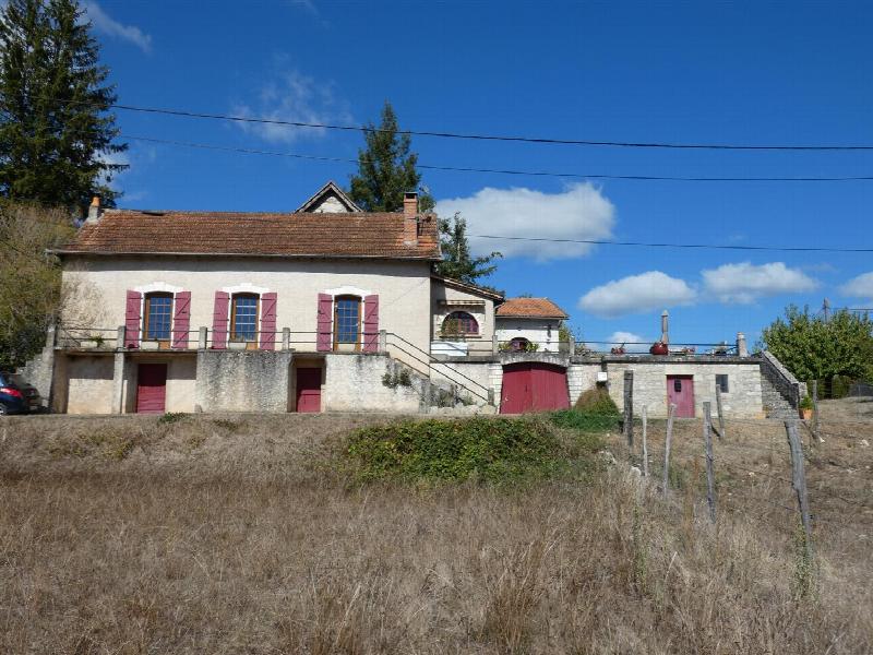 House and Gîte and the terrace